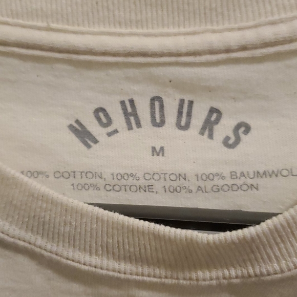 No Hours off-white Forever or Never t-shirt - Picture 4 of 4